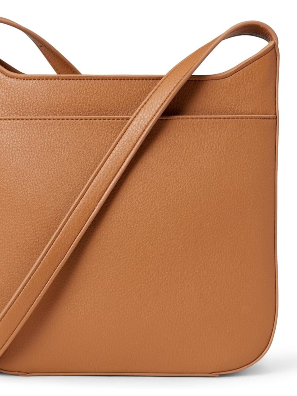 AE - Accessories Women's Faux Leather Slim Crossbody Bag - Picture 1 of 5
